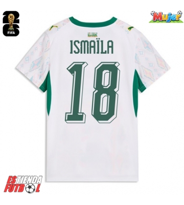 Senegal Ismaila Sarr #18 Primera Equipación Mujer Mundial 2026 Manga Corta